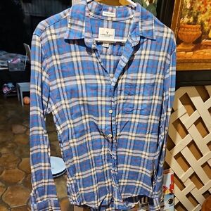 American Eagle Outfitters Plaid Button Down